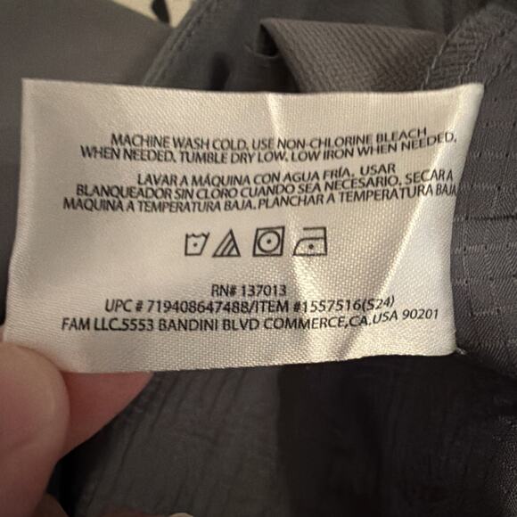 Banana Republic Mens Travel Gray Chinos Tech Flat Size 34 31 Inches - Picture 6 of 6